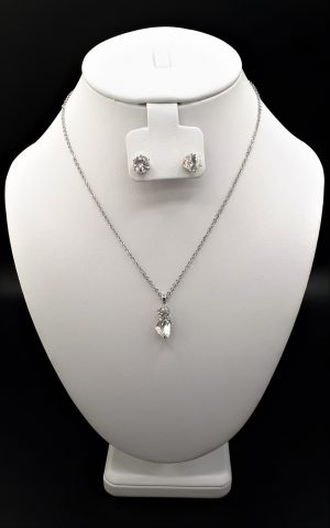 Crystal Heart Duchess Necklet