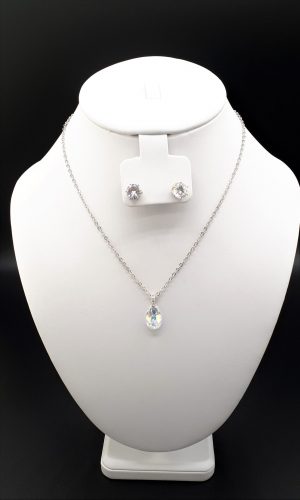Crystal Pendeloque Necklet