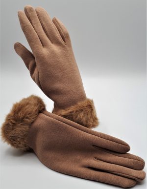 Faux Fur Wristlet