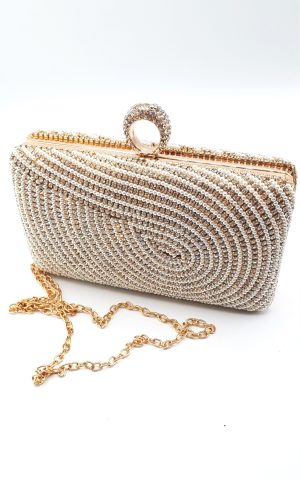 Verity Clutch  Rose Gold-New Arrival