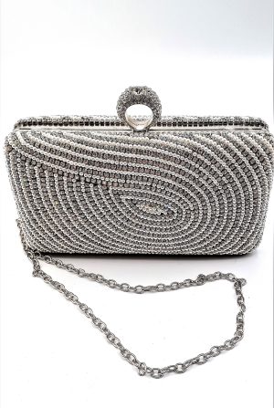 Verity Clutch Silver-New Arrival